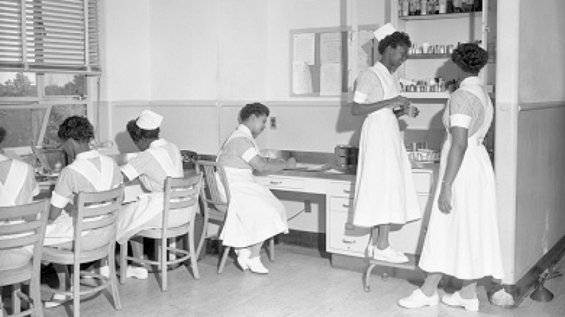 Nurses at the FAMU Hospital, Sept. 13, 1953