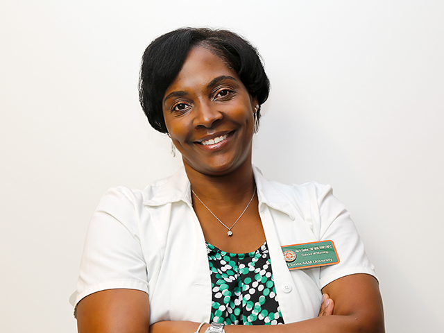 School of nursing faculty member